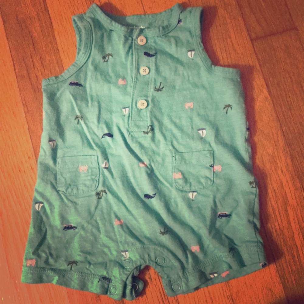 Tropical onesie